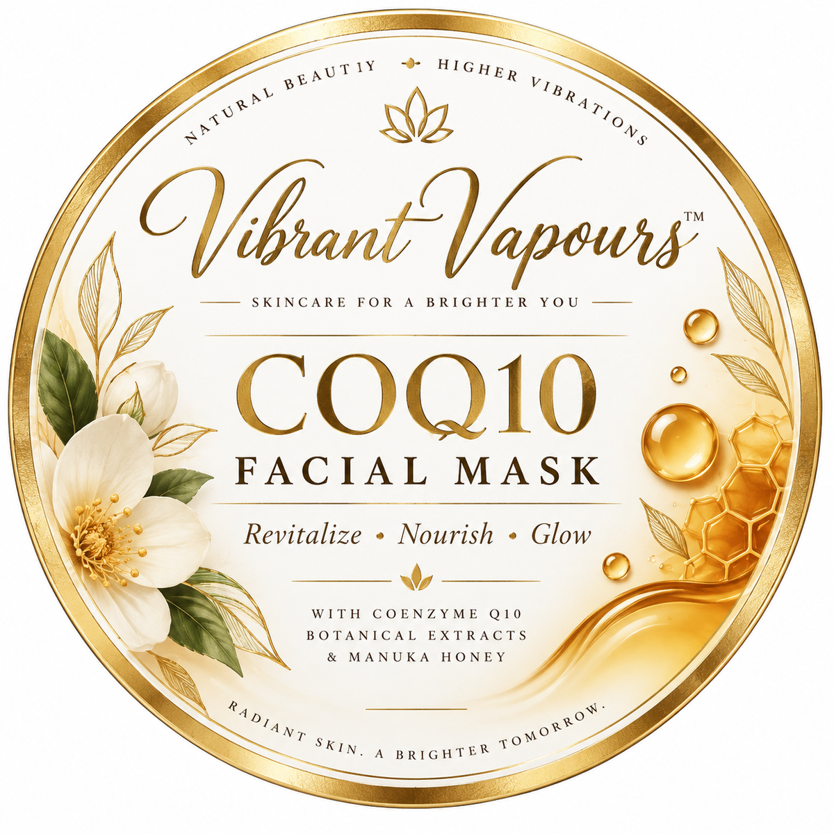 CoQ10 FACIAL REVITALIZING MASK