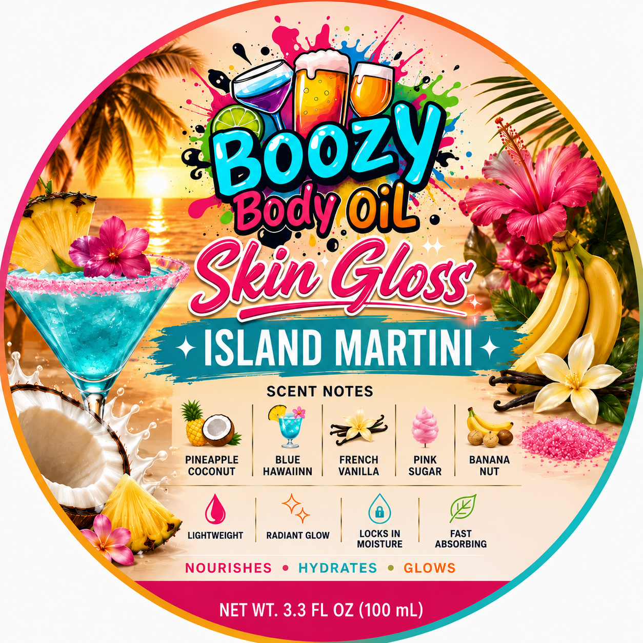 BOOZY SKIN GLOSS ISLAND MARTINI