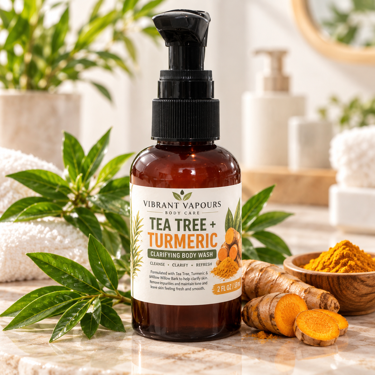 TURMERIC + KOJIC ACID BODY WASH