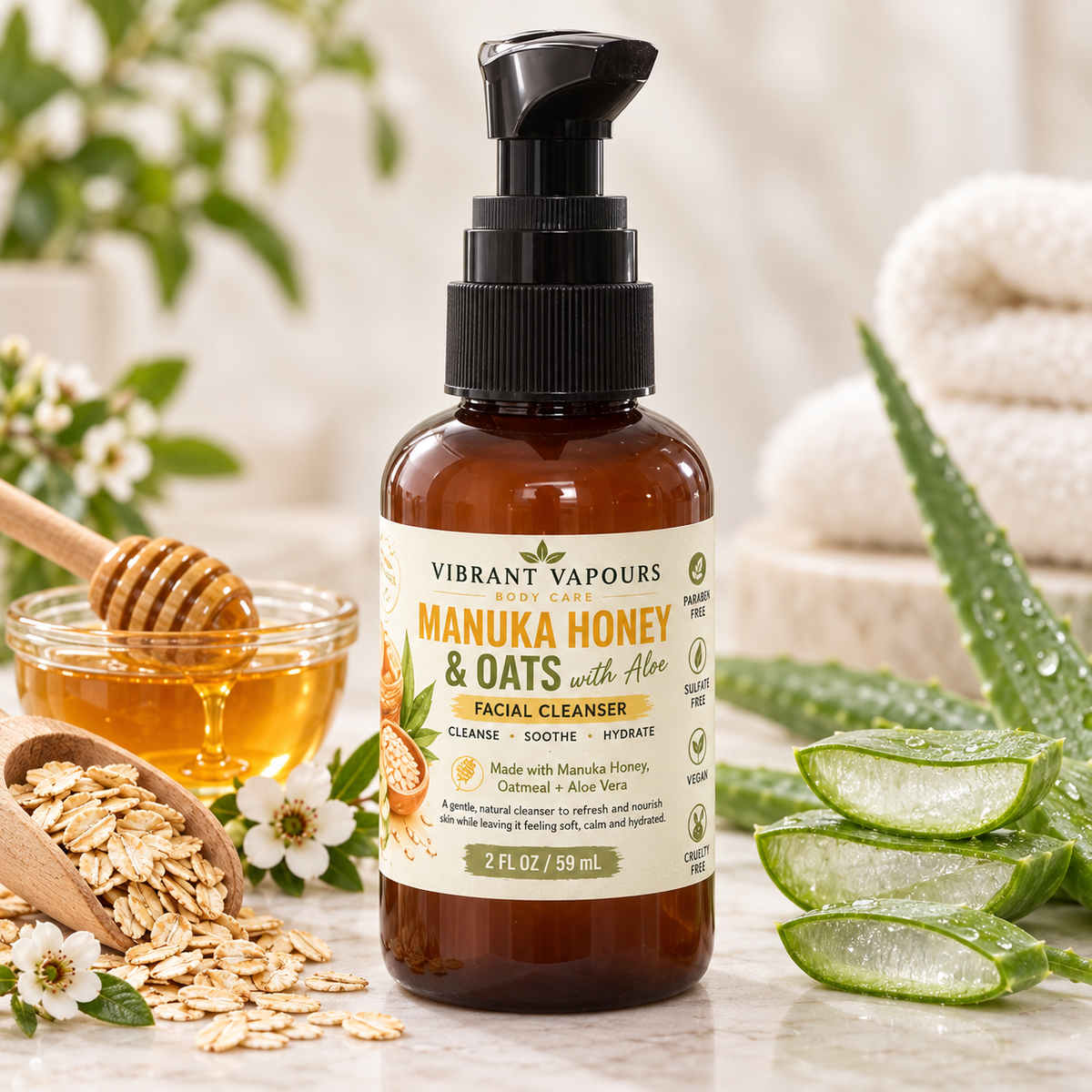 MANUKA HONEY GENTLE FACIAL CLEANSER