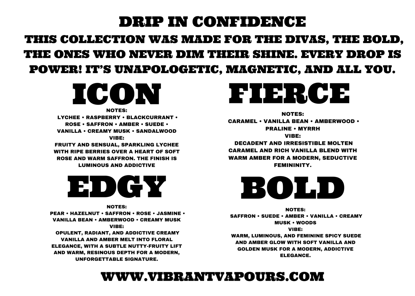 DRIP IN CONFIDENCE EXTRAIT DE PARFUM